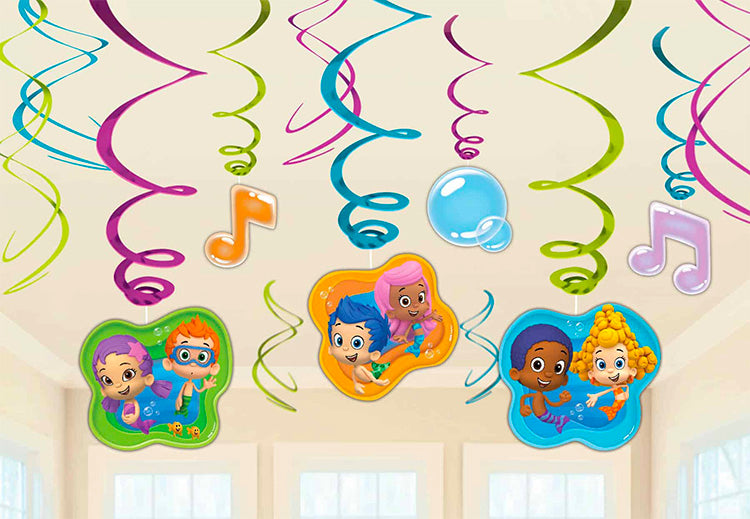 Bubble Guppies Swirl Decorations