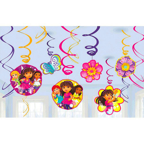 Dora Swirl Decorations