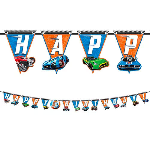Hot-Wheels-Birthday-Banner