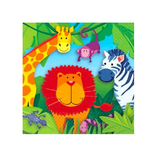 Jungle Animals Lunch Napkins