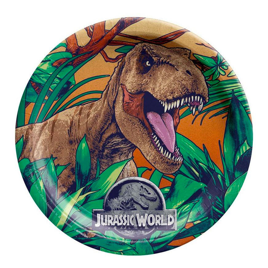 Jurassic World Dinner Plates