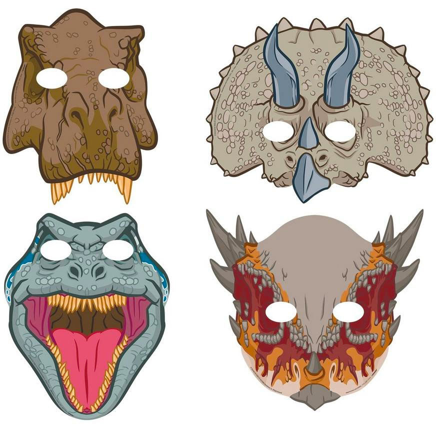 Jurassic World Party Masks