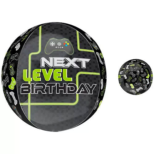 Level Up Orbz Foil Balloon
