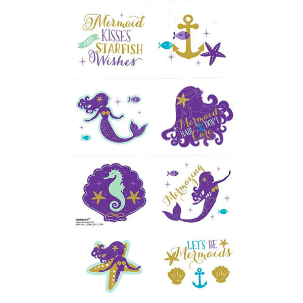 Mermaid Wishes Tattoos