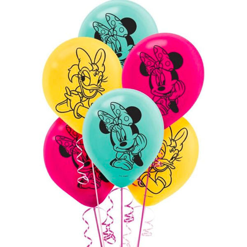 Minnie mouse Birthday Latex balloons