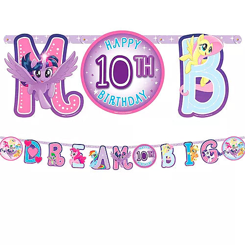 My Little Pony Birthday Banner