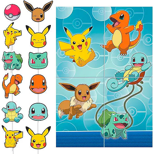 Pokemon Scene Setter With Photo Props