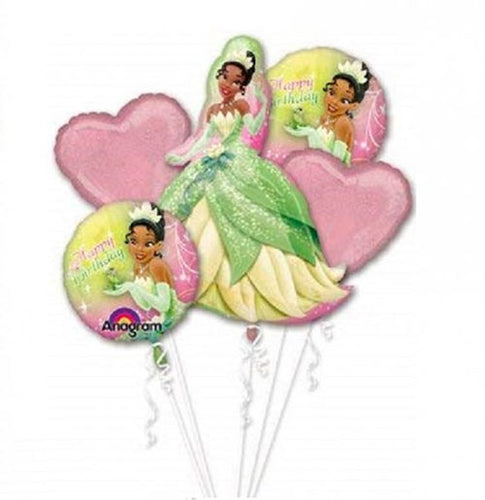 Princess Tiana Foil Balloon Bouquet