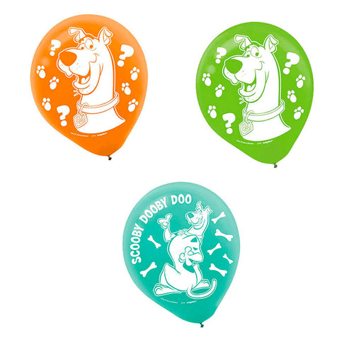 Scooby Doo Latex Balloons Pack Of 6