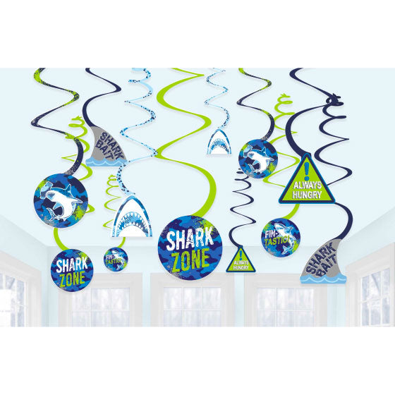 Shark Spiral Decorations