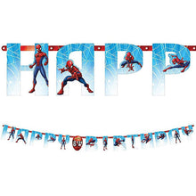 Load image into Gallery viewer, Spider-Man Birthday Banner Kit
