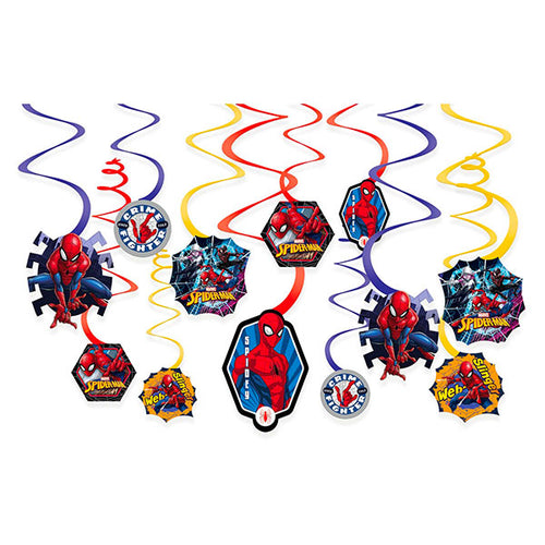 Spiderman Swirl Decorations