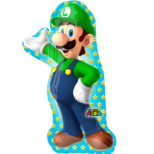 Super Mario Luigi Super Shape Foil Balloon