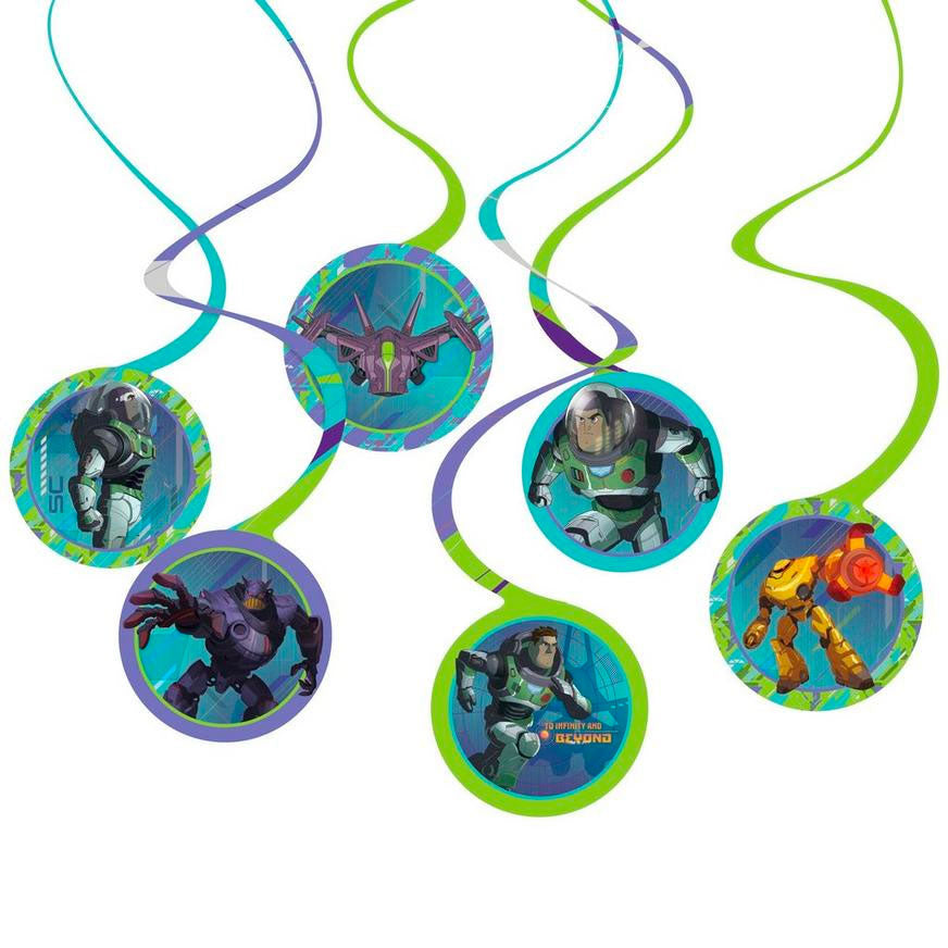 Toy Story Lightyear Swirl Decorations