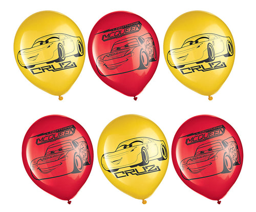 Cars Latex Balloons