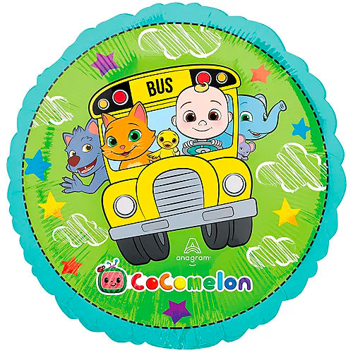 Cocomelon Bus Foil Balloon