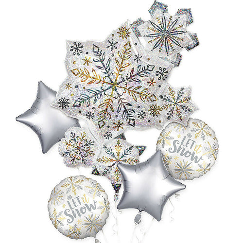 Frozen Snowflake Balloon Bouquet