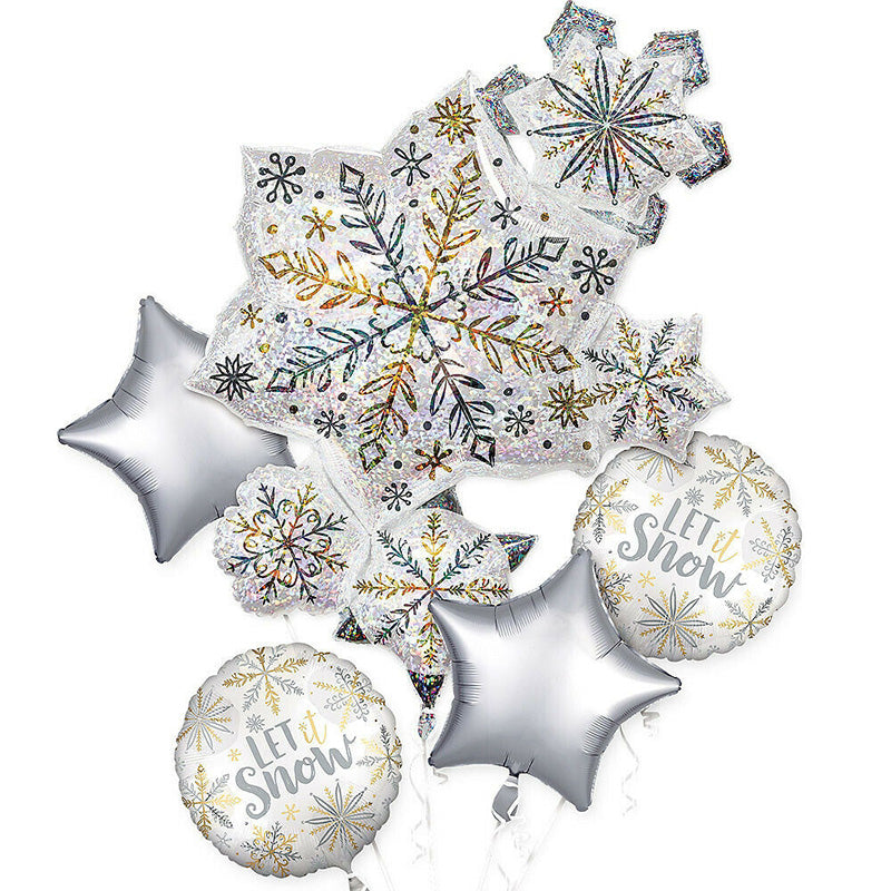 Frozen Snowflake Balloon Bouquet