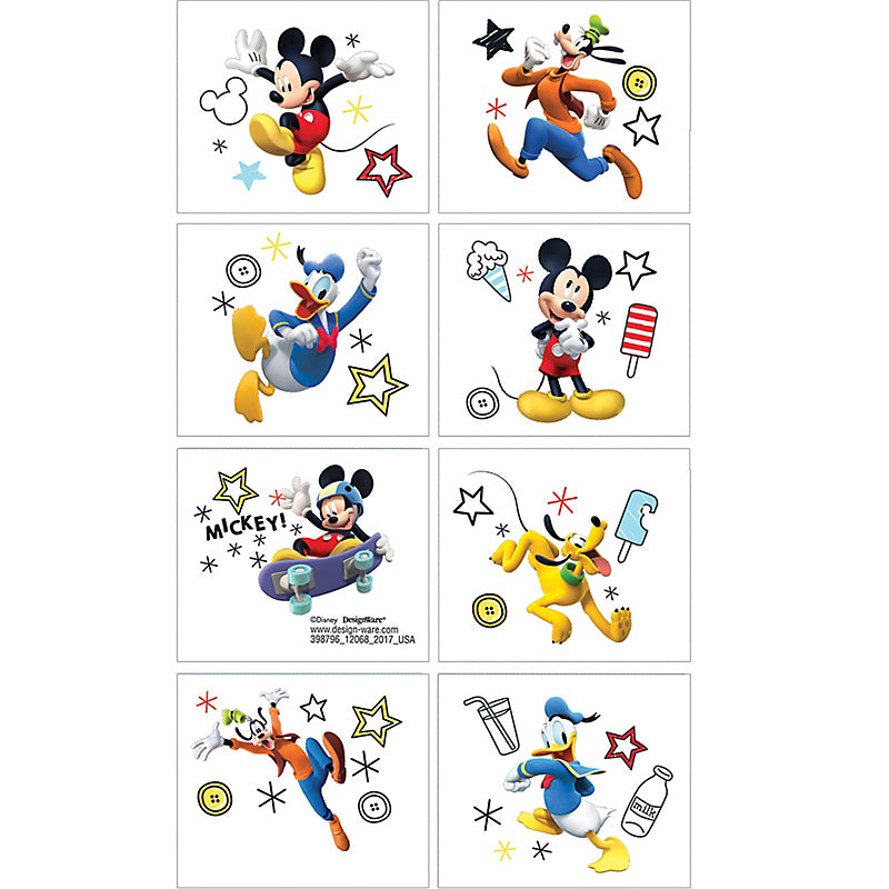 Mickey Mouse Tattoos Sheet