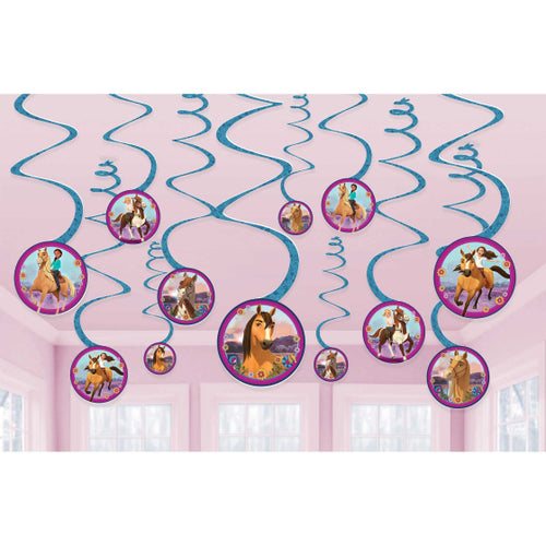 Spirit Riding Free Swirl Decorations