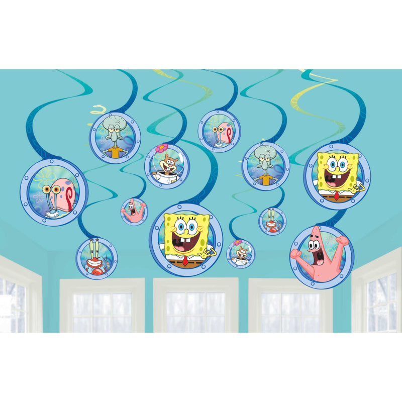 Spongebob Swirl Decorations